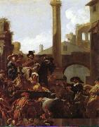 Jan miel Roman Carnival oil painting